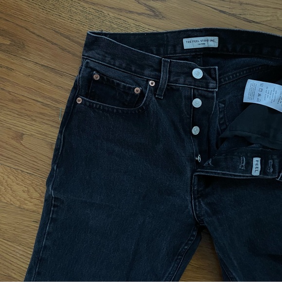 The FEEL Studio Inc black jeans size 26 - Picture 3 of 7